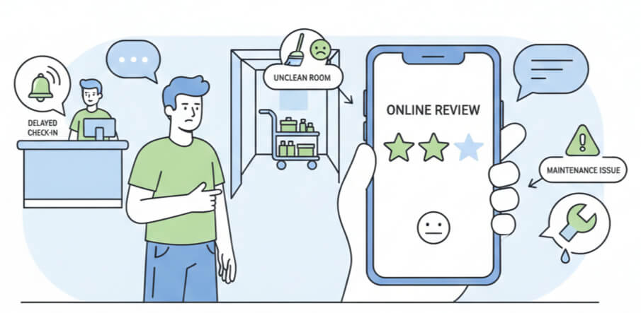 Why Hotels Get Negative Review (And How Smart Hoteld Prevent Them)