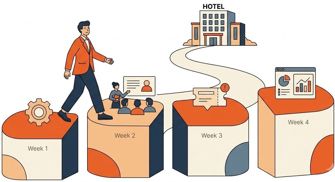 After You Sign: The Week-by-Week Geedesk Onboarding Playbook